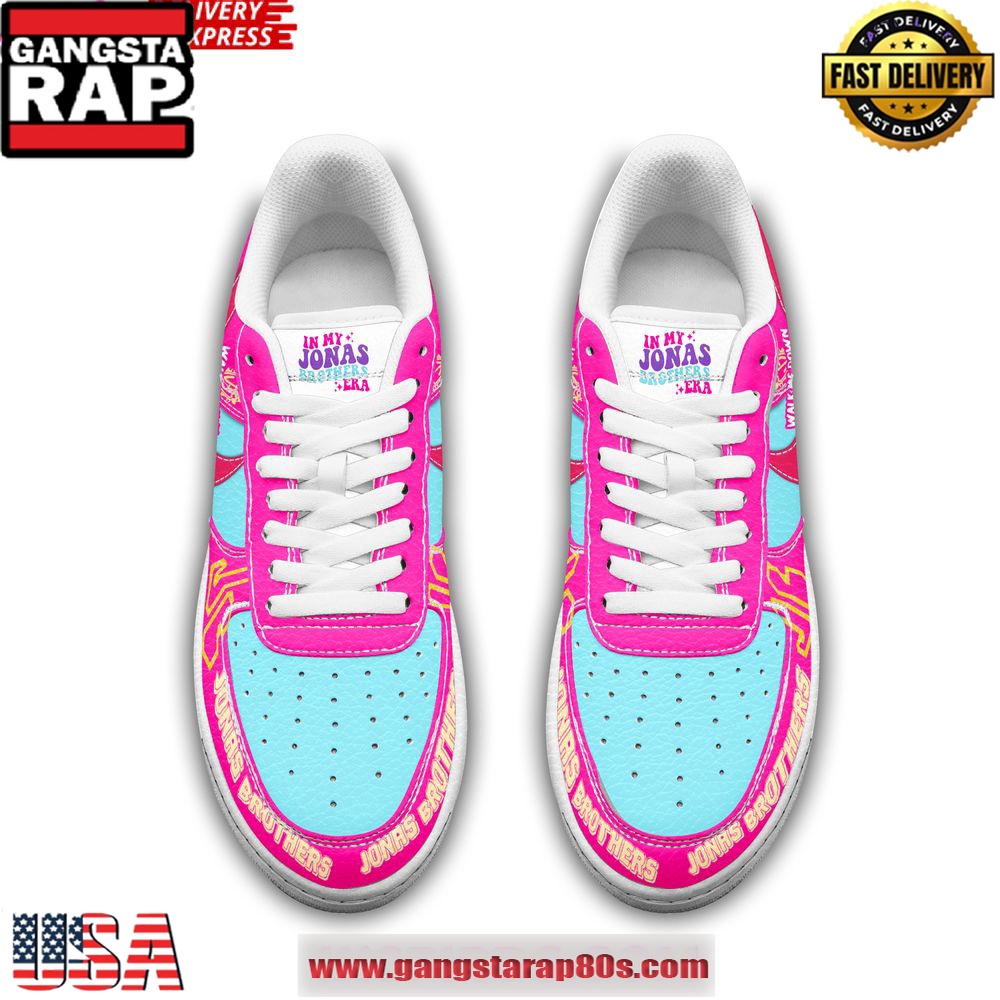 Jonas Brothers Walk Me Down The Road Air Force 1 Running Sneakers Shoes Jonas Brothers Walk Me Down The Road Air Force 1 Running Sneakers Shoes
