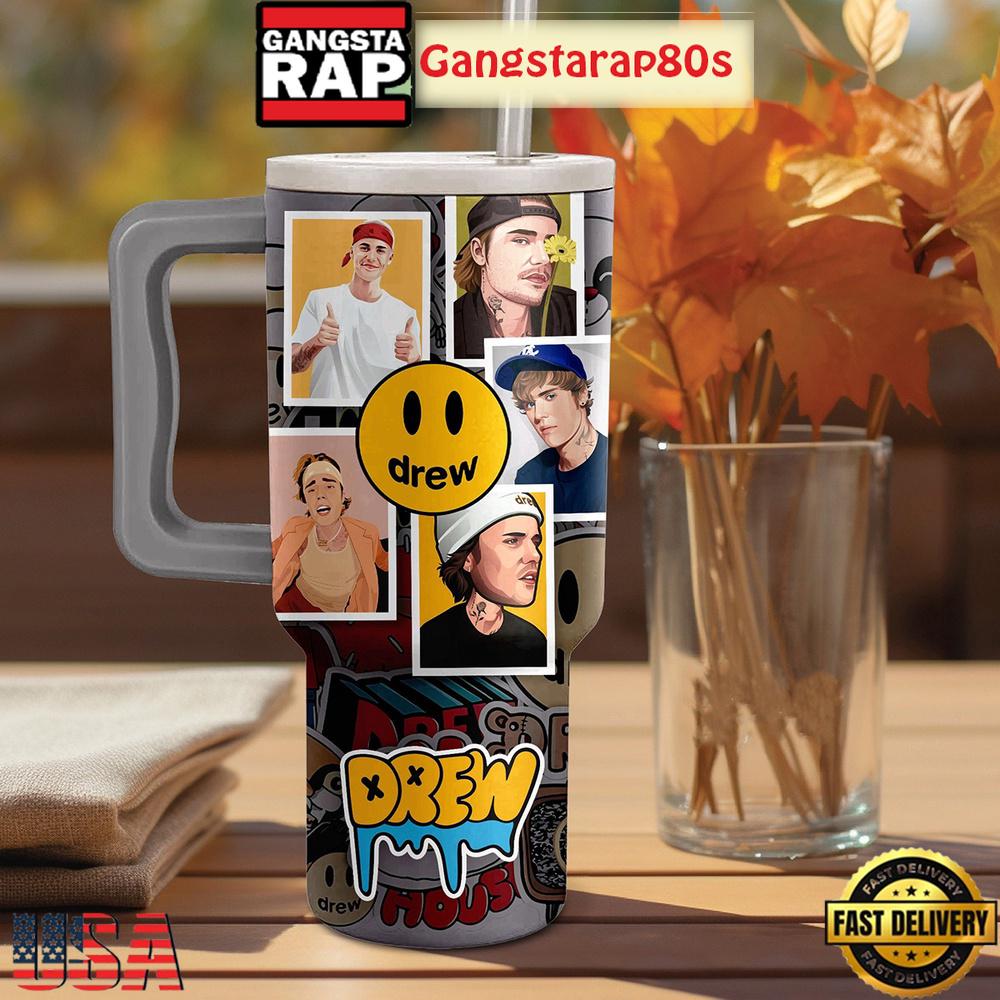 Justin Bieber Drew Tumbler Cup 40oz Justin Bieber Drew Tumbler Cup 40oz