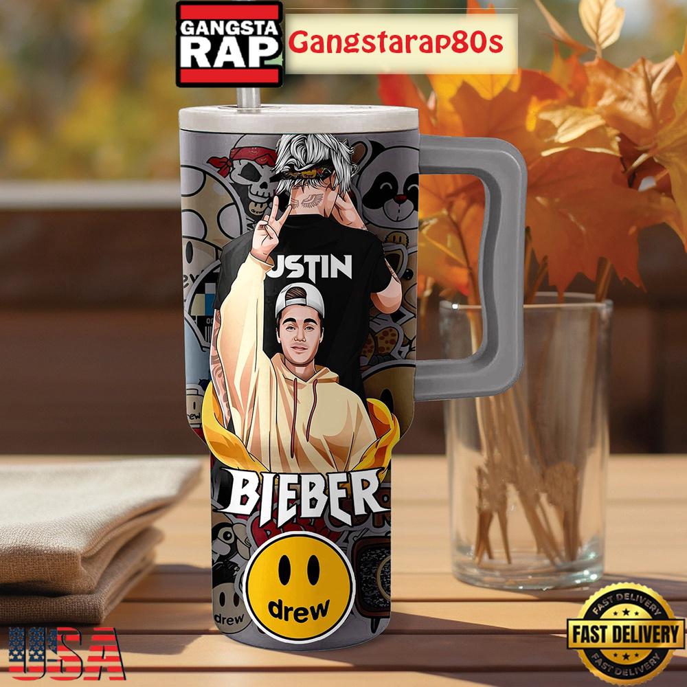 Justin Bieber Drew Tumbler Cup 40oz