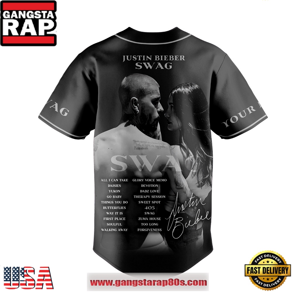 Justin Bieber Unique Design Baseball Jersey Justin Bieber Unique Design Baseball Jersey