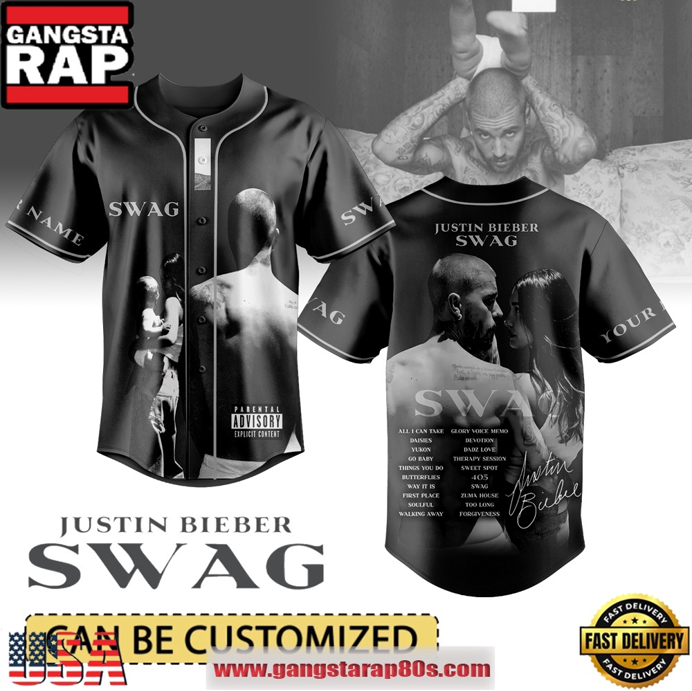 Justin Bieber Unique Design Baseball Jersey
