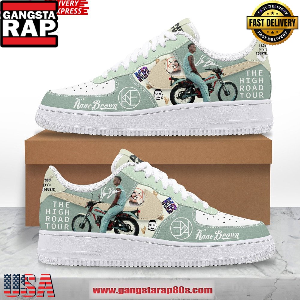 Kane Brown The High Road Tour Limited Edition Air Force 1 Running Sneakers Shoes