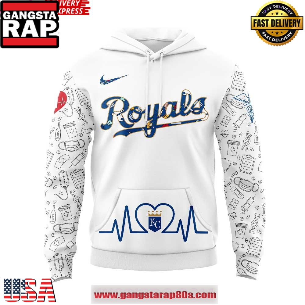 Kansas City Royals Nurses Appreciation 2025 Unisex Hoodie
