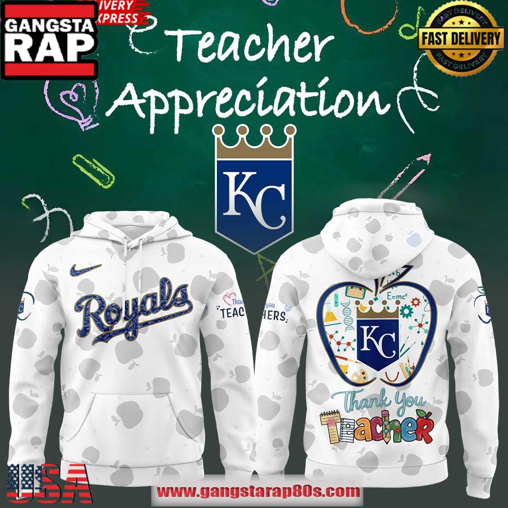Kansas City Royals Teacher Appreciation Night 2025 Unisex Hoodie