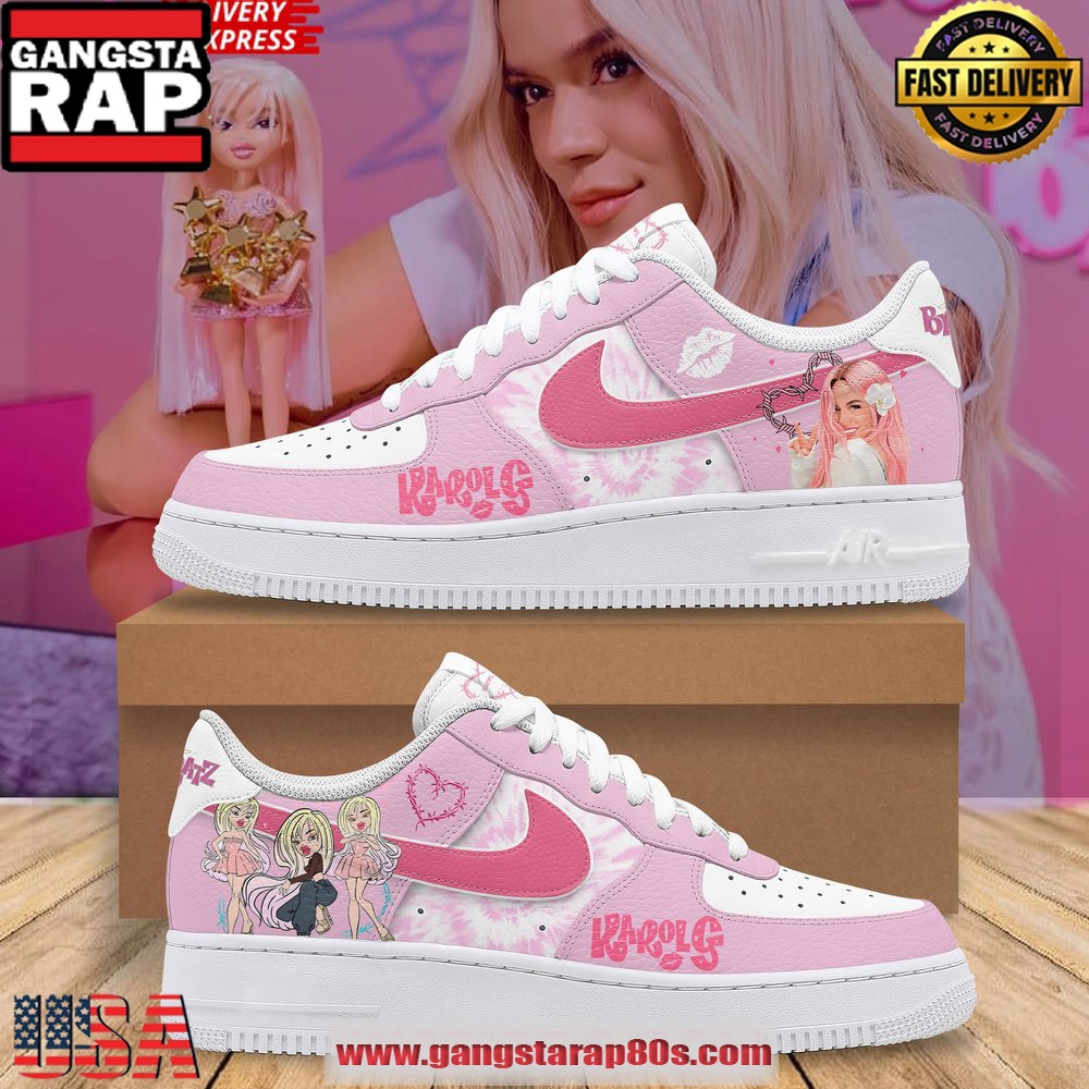 Karol G Bratz Limited Edition Air Force 1 Shoes Running Sneakers