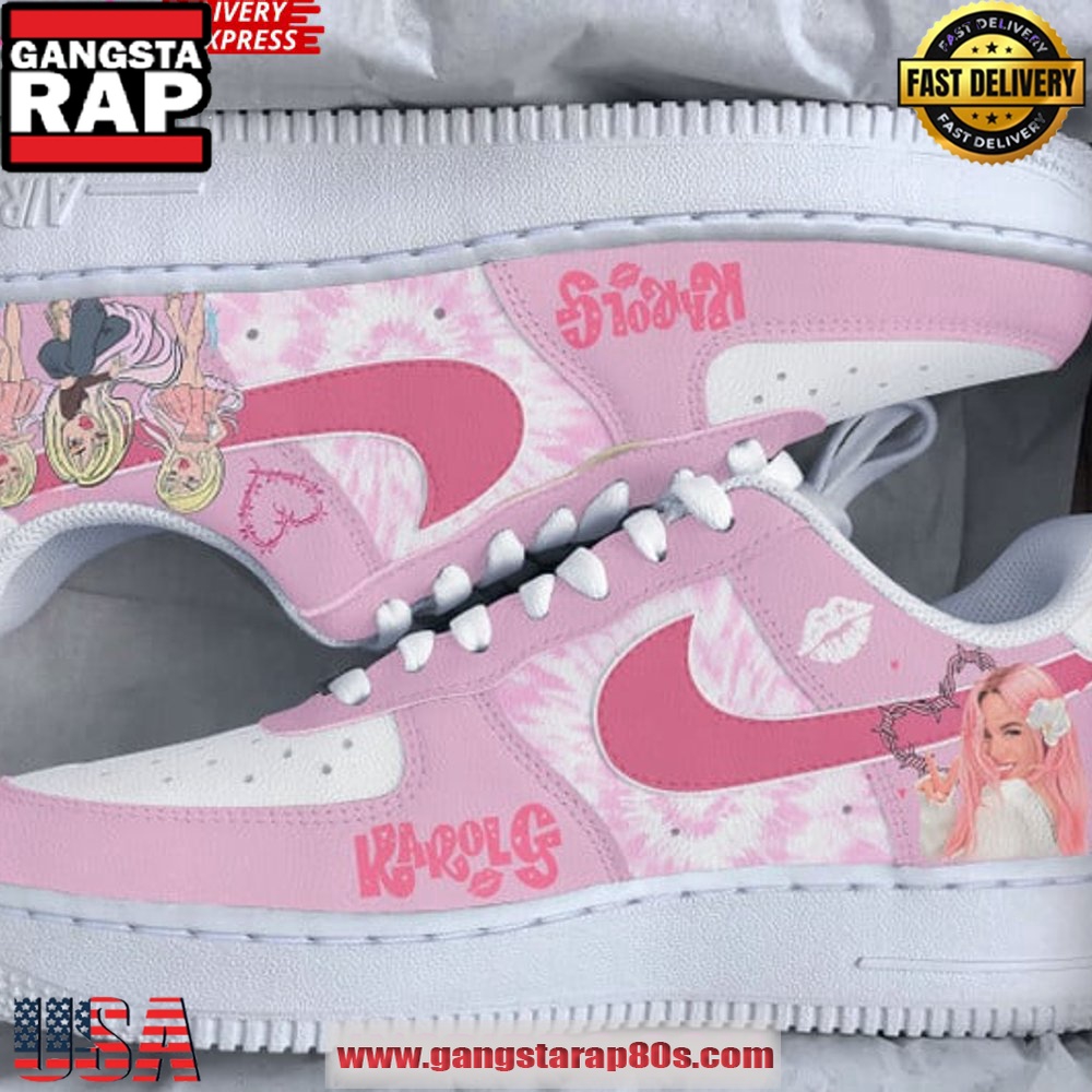 Karol G Bratz Limited Edition Air Force 1 Shoes Running Sneakers Karol G Bratz Limited Edition Air Force 1 Shoes Running Sneakers