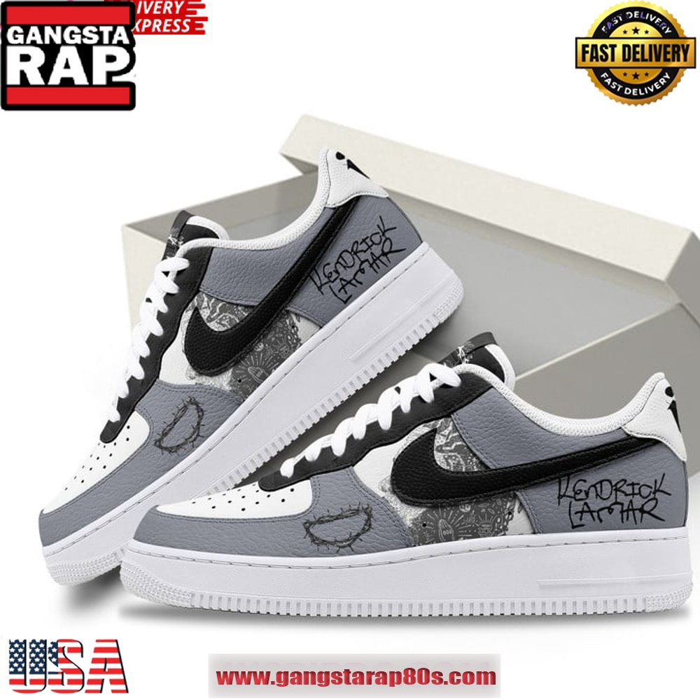 Kendrick Lamar Limited Edition Air Force 1 Running Sneakers Shoes Kendrick Lamar Limited Edition Air Force 1 Running Sneakers Shoes