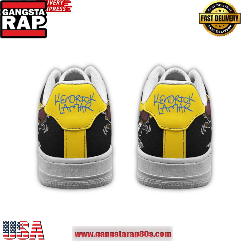 Kendrick Lamar Mustard Special Edition Air Force 1 Shoes Running Sneakers Kendrick Lamar Mustard Special Edition Air Force 1 Shoes Running Sneakers
