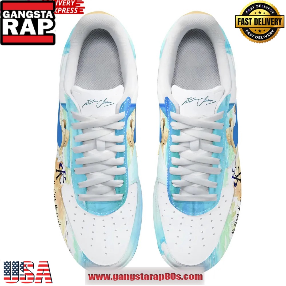 Kenny Chesney Island Vibes Limited Edition Air Force 1 Running Sneakers Shoes Kenny Chesney Island Vibes Limited Edition Air Force 1 Running Sneakers Shoes