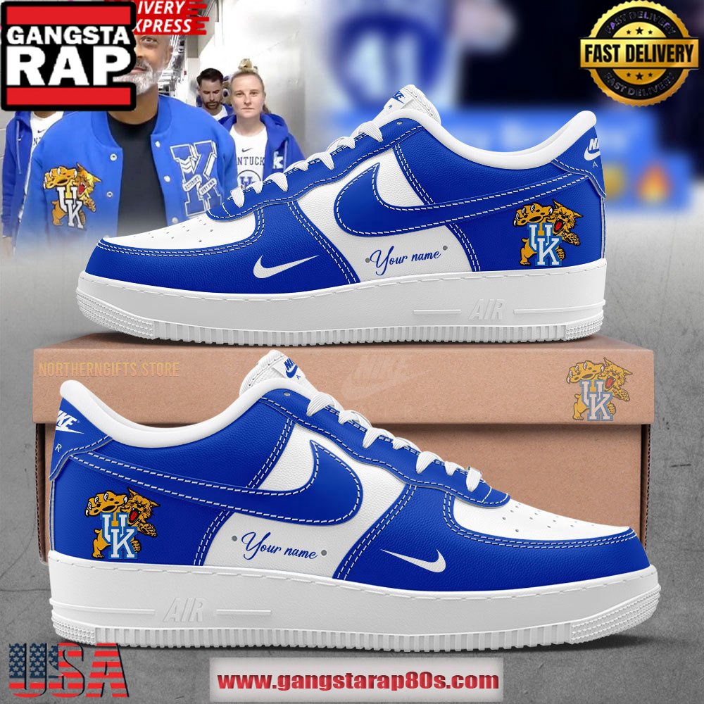 Kentucky Wildcats Custom Air Force 1 Sneakers Shoes