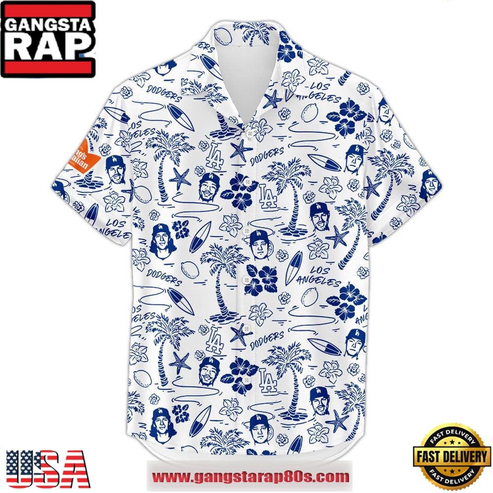 LA Dodgers Hawaiian Night Limited Edition Hot Summer Hawaiian Shirt LA Dodgers Hawaiian Night Limited Edition Hot Summer Hawaiian Shirt