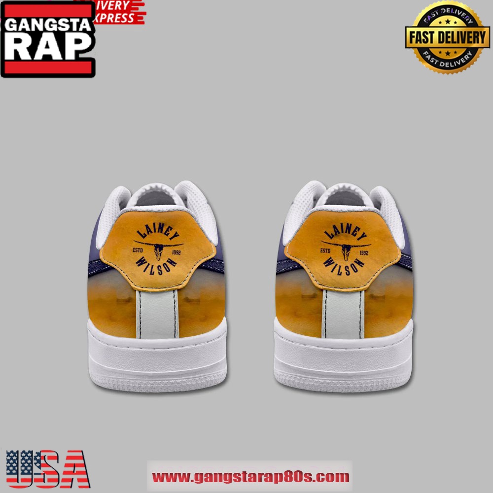 Lainey Wilson 2025 Whirlwind World Tour Air Force 1 Running Sneakers Shoes Lainey Wilson 2025 Whirlwind World Tour Air Force 1 Running Sneakers Shoes
