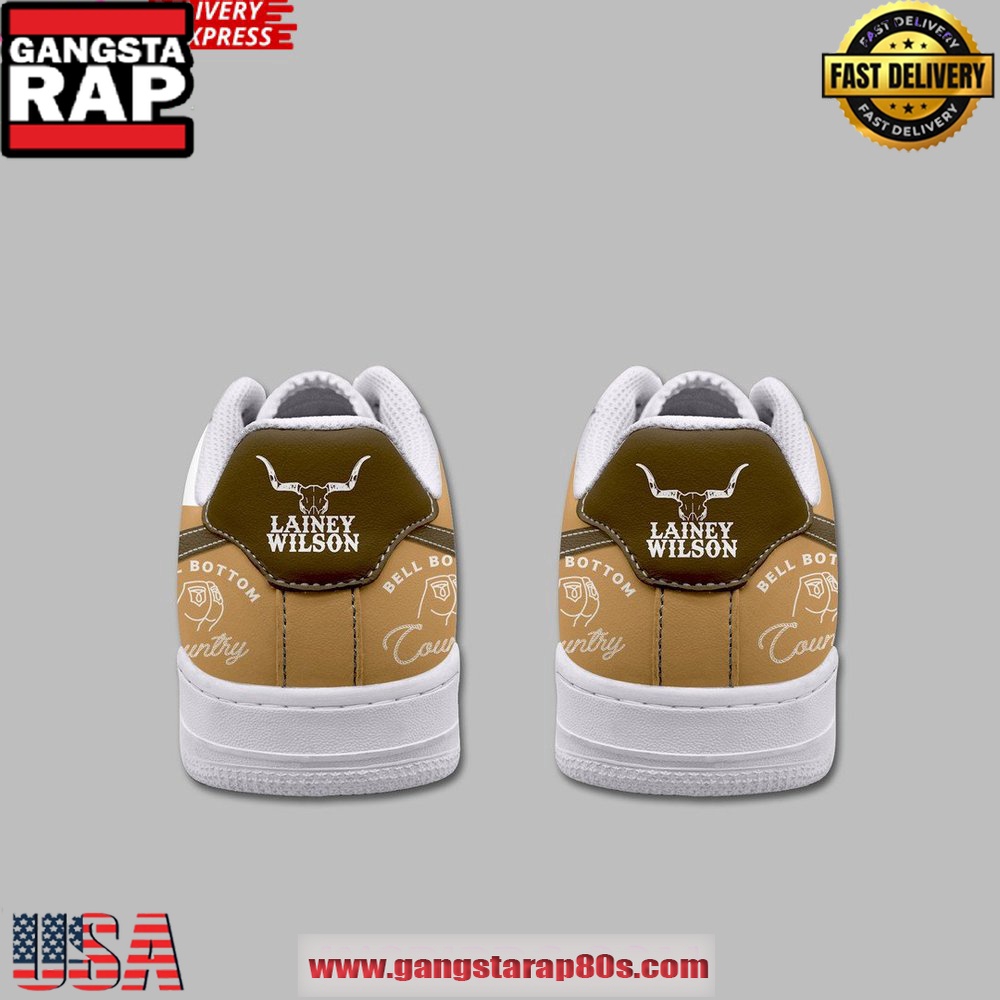 Lainey Wilson Bell Bottom Country Air Force 1 Running Sneakers Shoes Lainey Wilson Bell Bottom Country Air Force 1 Running Sneakers Shoes