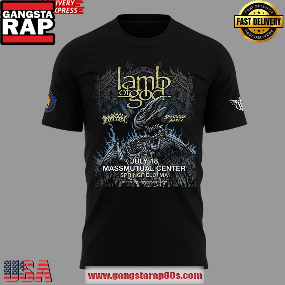 Lamb of God tour 2025 Limited Edition T-Shirt