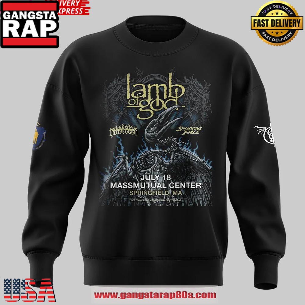 Lamb of God tour 2025 Limited Edition T Shirt Lamb of God tour 2025 Limited Edition T Shirt