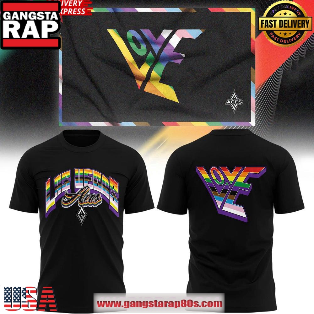 Las Vegas Aces Love Pride Night 2025 T-Shirt