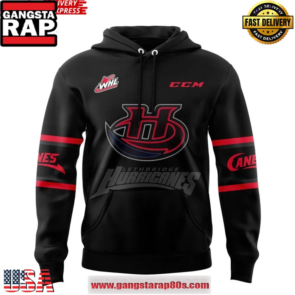 Lethbridge Hurricanes WHL 2025 Unisex Hoodie Lethbridge Hurricanes WHL 2025 Unisex Hoodie