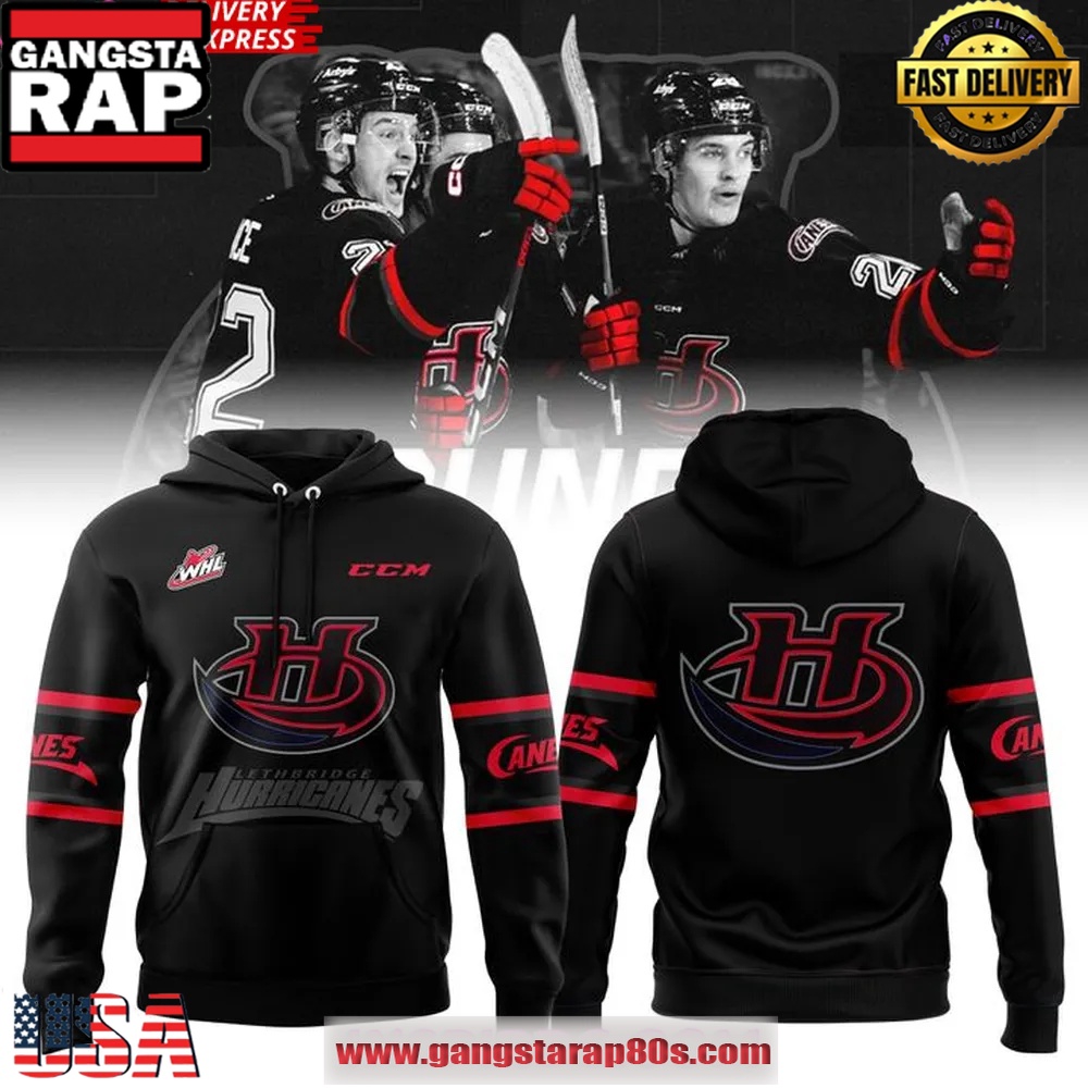 Lethbridge Hurricanes WHL 2025 Unisex Hoodie Lethbridge Hurricanes WHL 2025 Unisex Hoodie