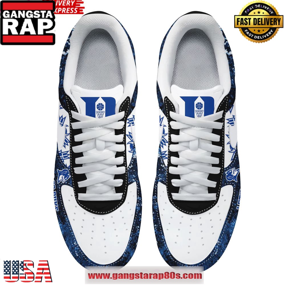 Let's Go Duke Blue Devils Limited Edition Air Force 1 Sneakers Shoes