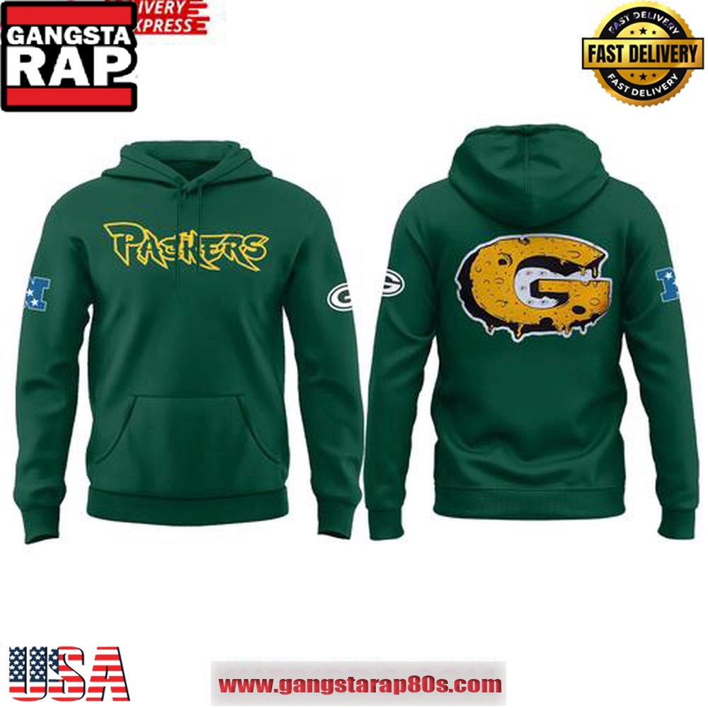 Lil Wayne x Mitchell & Ness x Packers Official Green NFL Unisex Hoodie