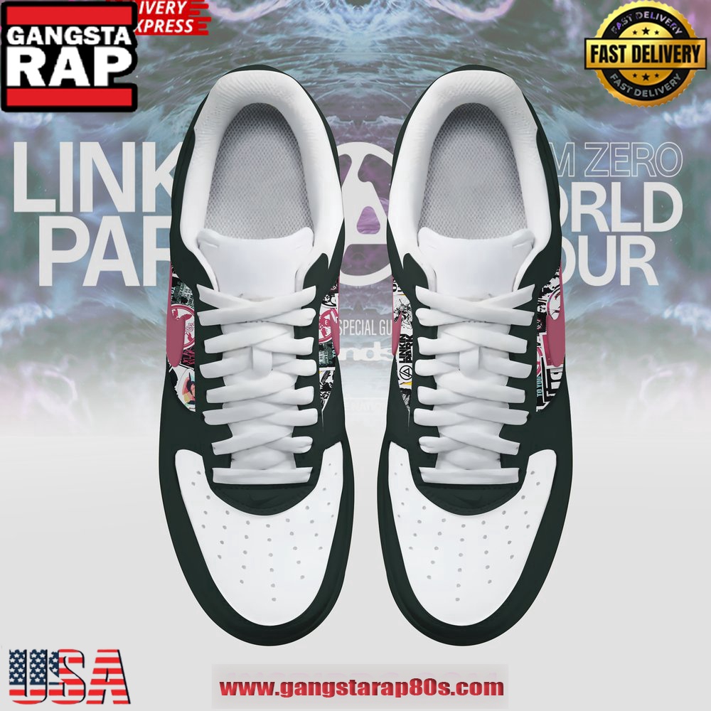 Linkin Park From Zero World Tour Nike Air Force 1 Running Sneakers Shoes