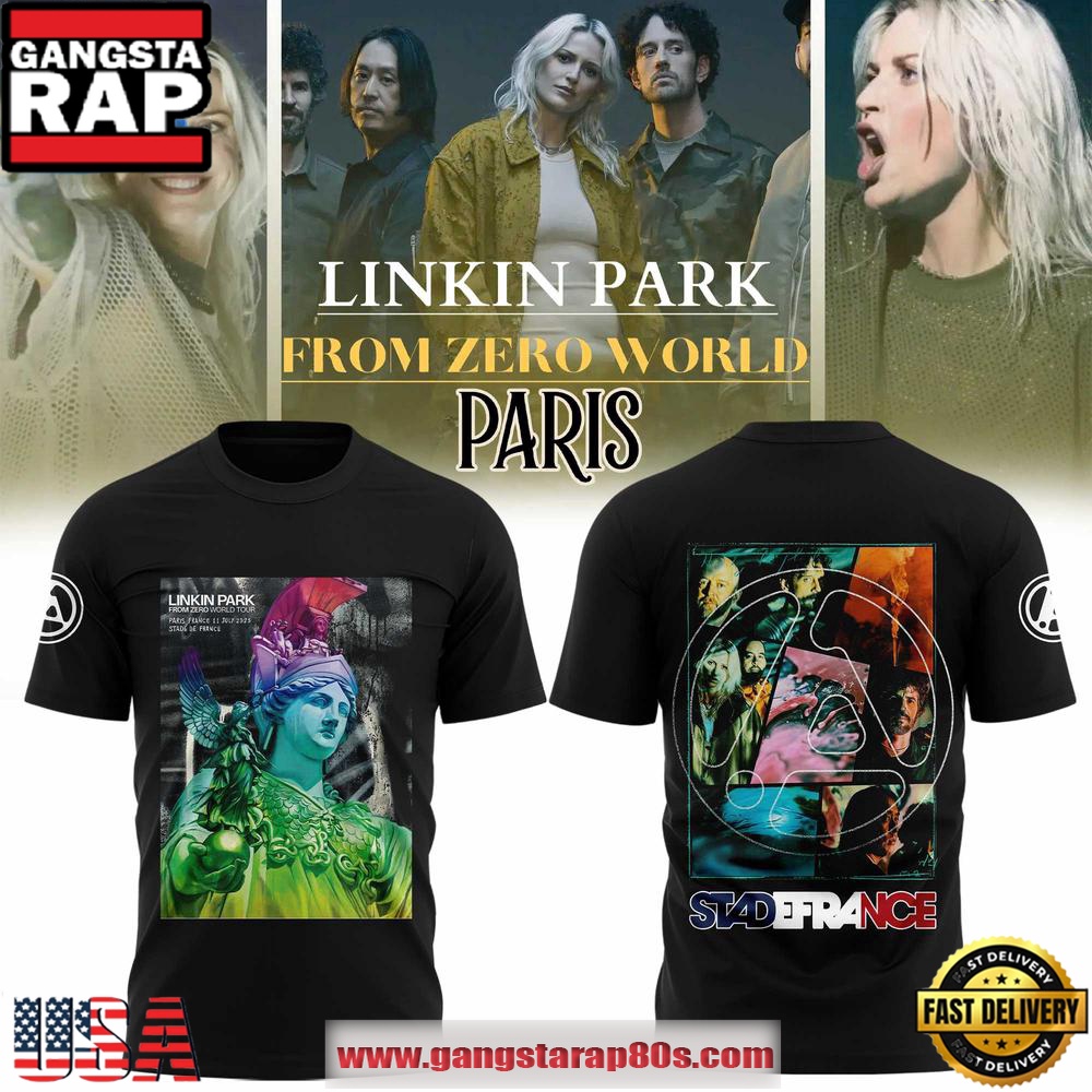 Linkin Park From Zero World Tour Stade de France Unisex T Shirt