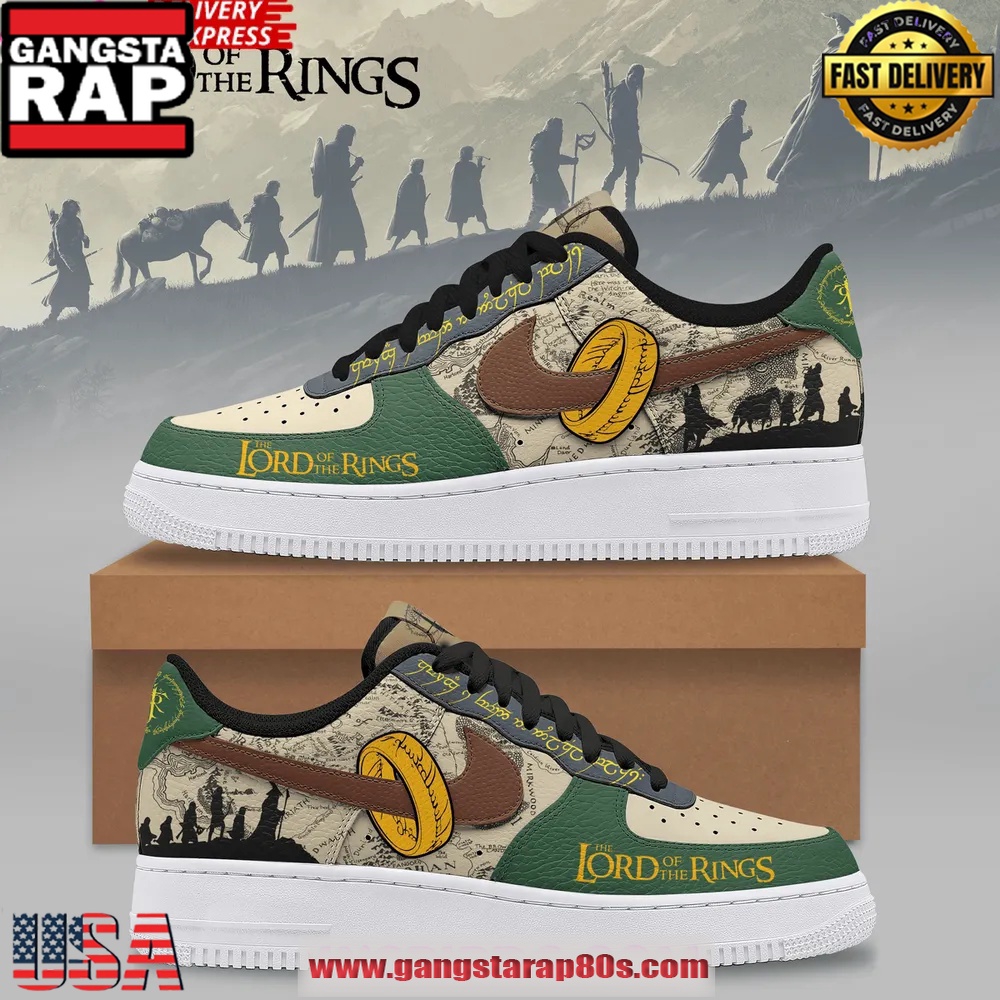 Lord of the Rings Limited Edition Air Force 1 Sneakers Shoes