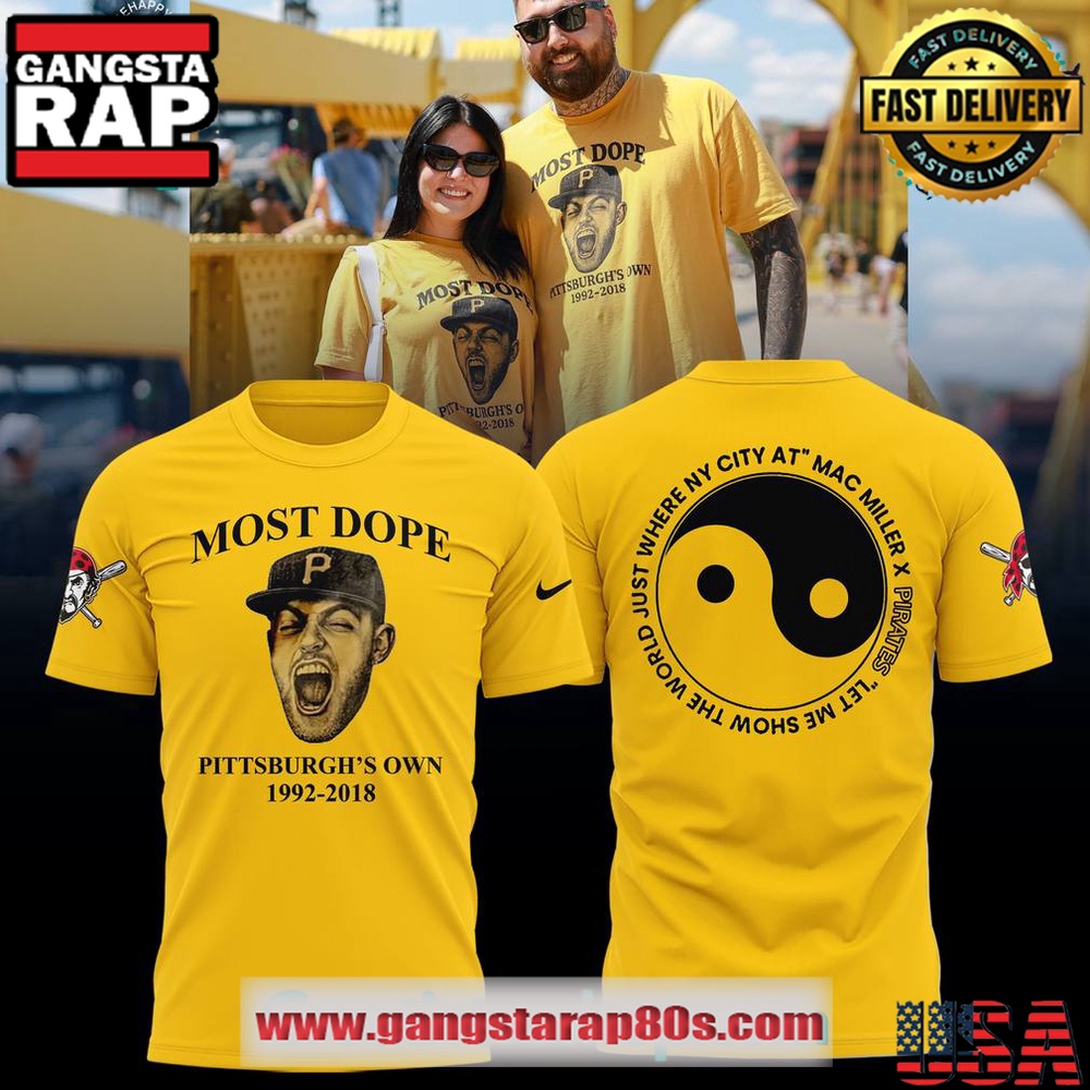 Mac Miller x Pittsburgh Most Own Limited Edition T Shirt