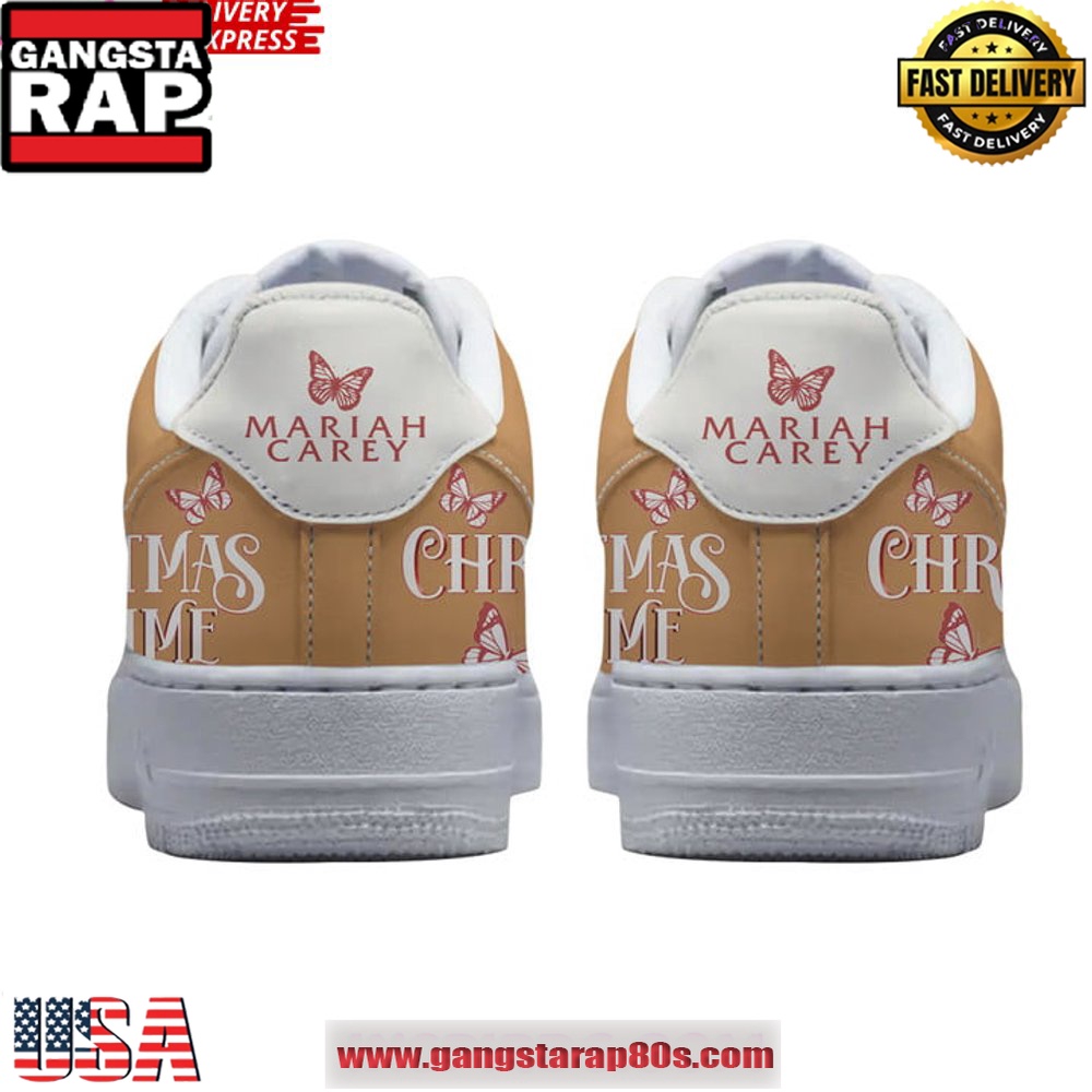 Mariah Carey Christmas Time Limited Edition Air Force 1 Running Sneakers
