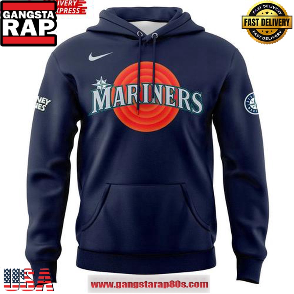 Mariners x Looney Tunes Night Special Unisex Hoodie Mariners x Looney Tunes Night Special Unisex Hoodie