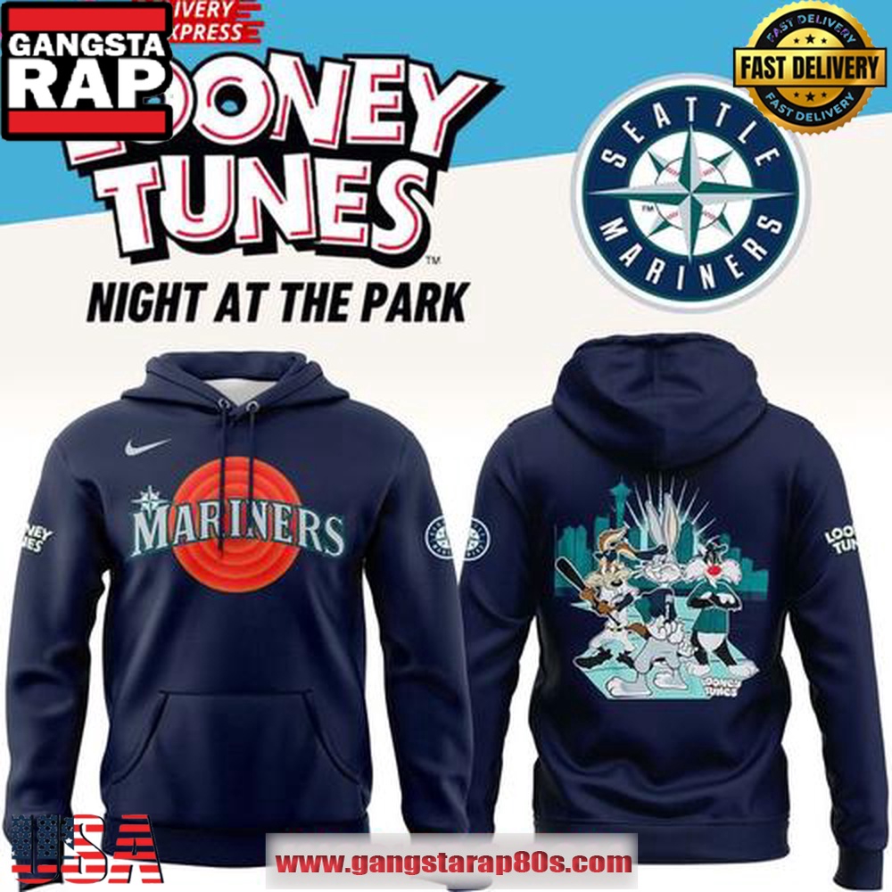Mariners x Looney Tunes Night Special Unisex Hoodie Mariners x Looney Tunes Night Special Unisex Hoodie