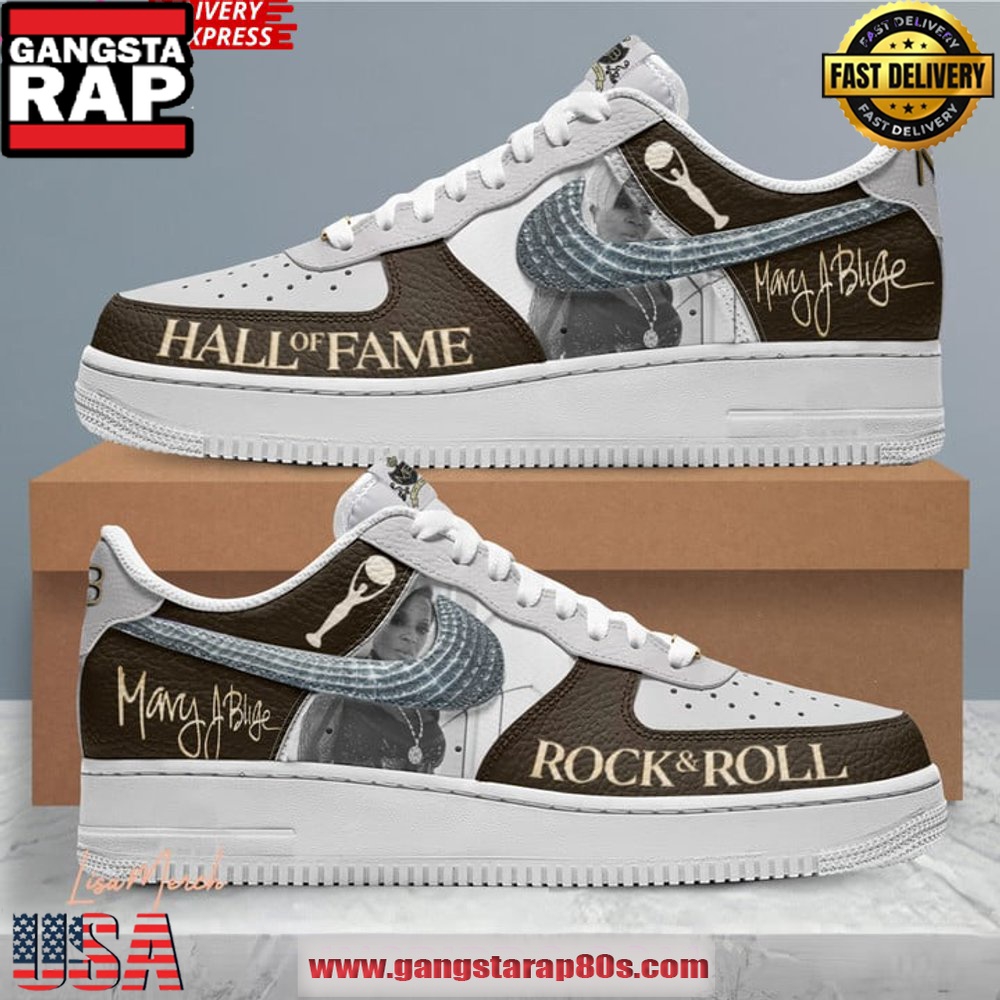 Mary J. Blige Rock & Roll Hall of Fame Limited Air Force 1 Running Sneakers
