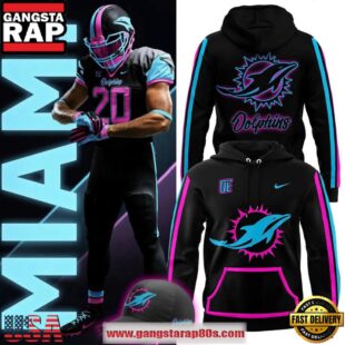 Miami Dolphins Miami Vice 2025 NFL Rivalries Special Edition Unisex Hoodie