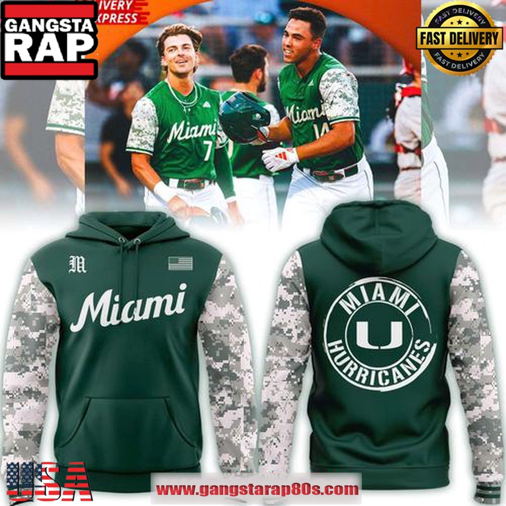 Miami Hurricanes 2025 Armed Forces Unisex Hoodie Miami Hurricanes 2025 Armed Forces Unisex Hoodie
