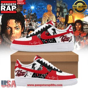 Michael Jackson King Of Pop Limited Edition Air Force 1 Shoes Running Sneakers