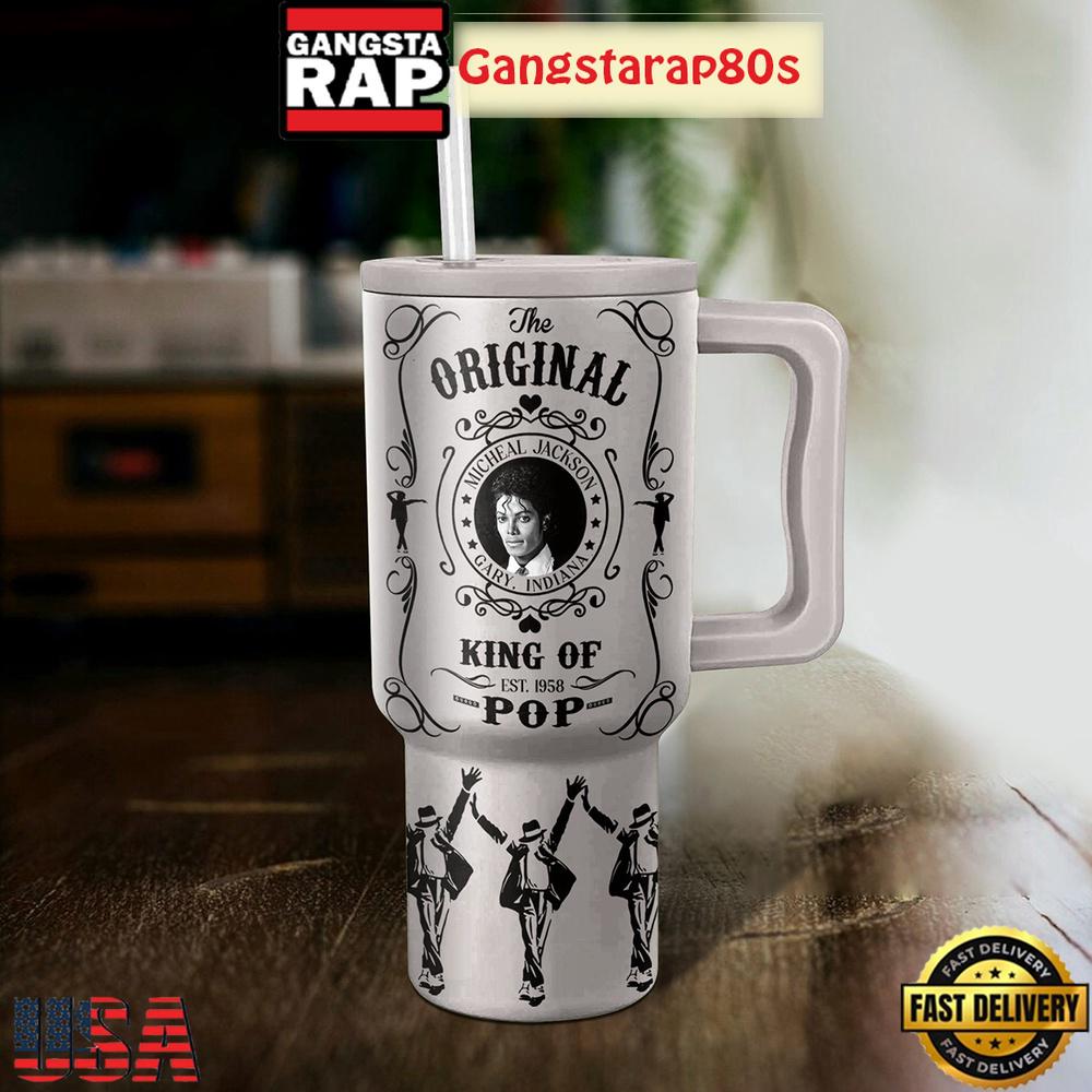 Michael Jackson The Original King Tumbler Cup 40oz