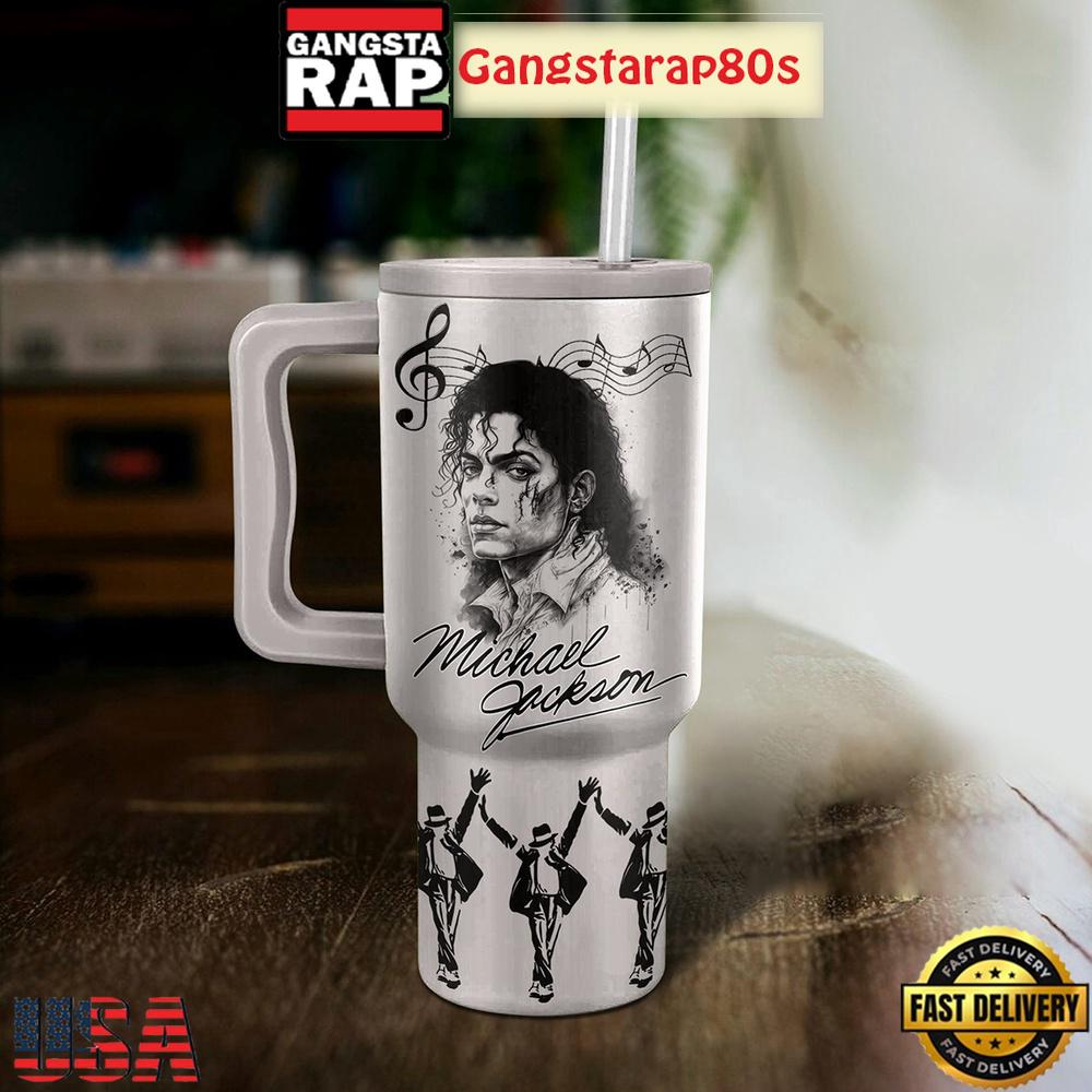 Michael Jackson The Original King Tumbler Cup 40oz