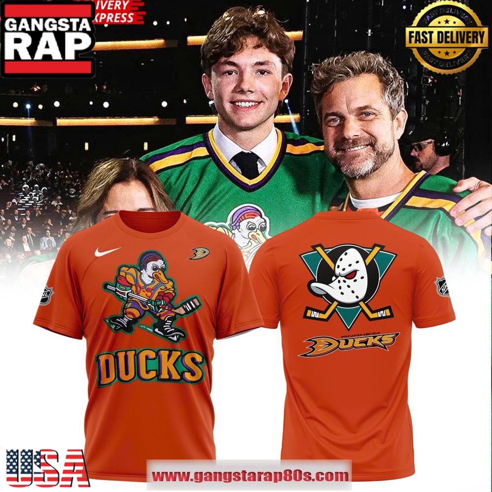 Mighty Ducks Retro Special Edition Orange T-Shirt