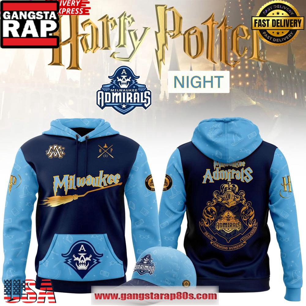 Milwaukee Admirals x Harry Potter Night 2025 Unisex Hoodie