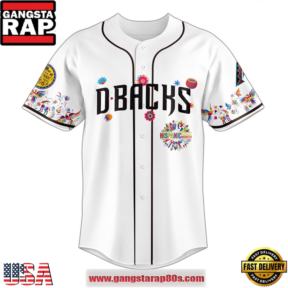 MLB Arizona Diamondbacks X Hispanic Heritage Special Edition Baseball Jersey