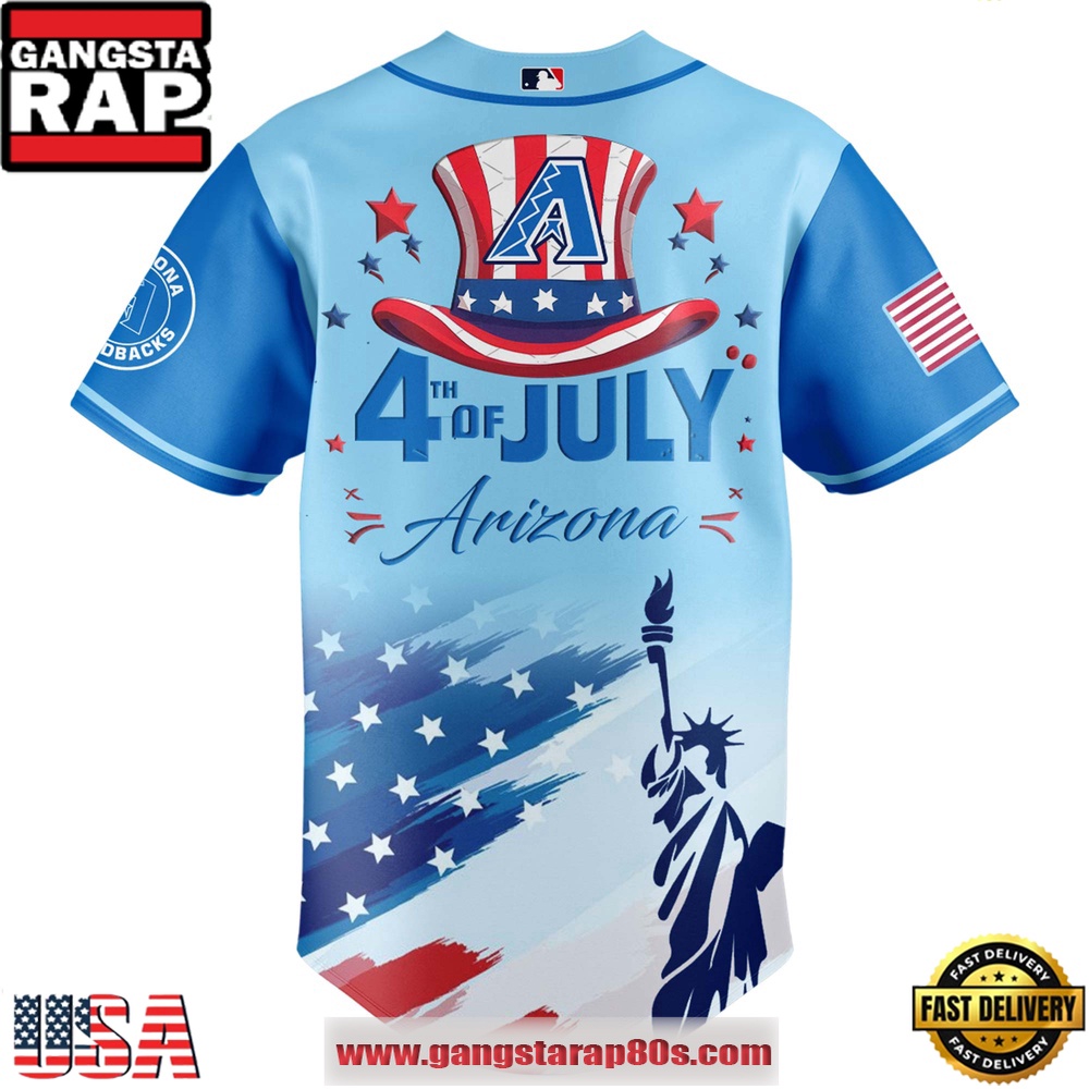 MLB Arizona Diamondbacks X Independence Day Special Edition Baseball Jersey