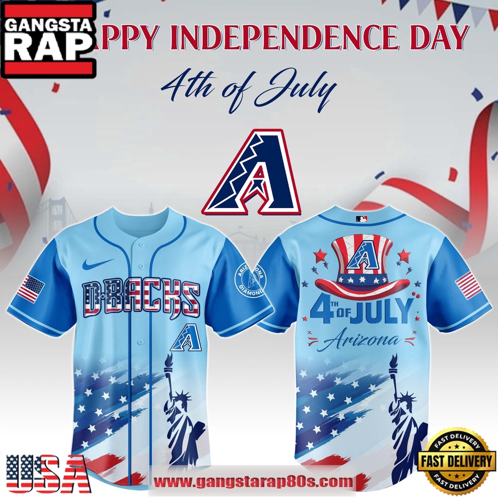 MLB Arizona Diamondbacks X Independence Day Special Edition Baseball Jersey