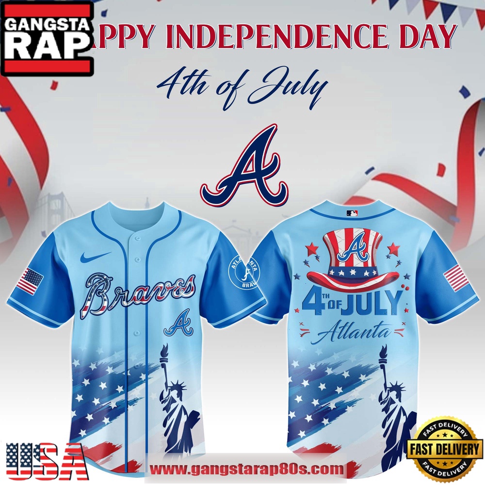MLB Atlanta Braves X Independence Day Special Edition Baseball Jersey