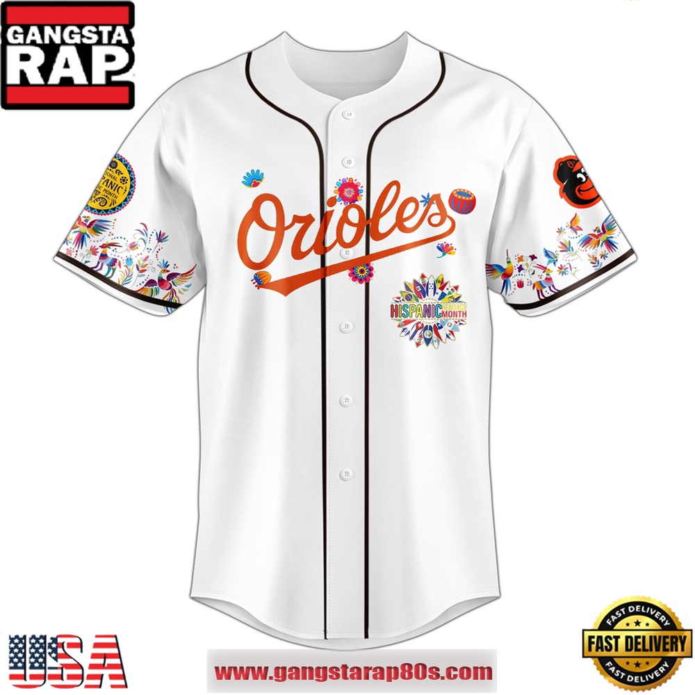 MLB Baltimore Orioles X Hispanic Heritage Special Edition Baseball Jersey