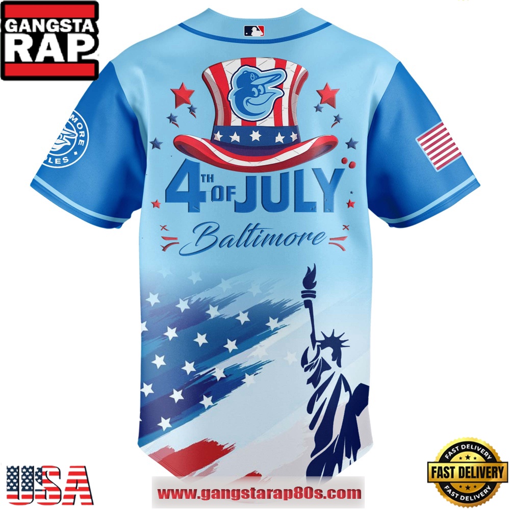 MLB Baltimore Orioles X Independence Day Special Edition Baseball Jersey