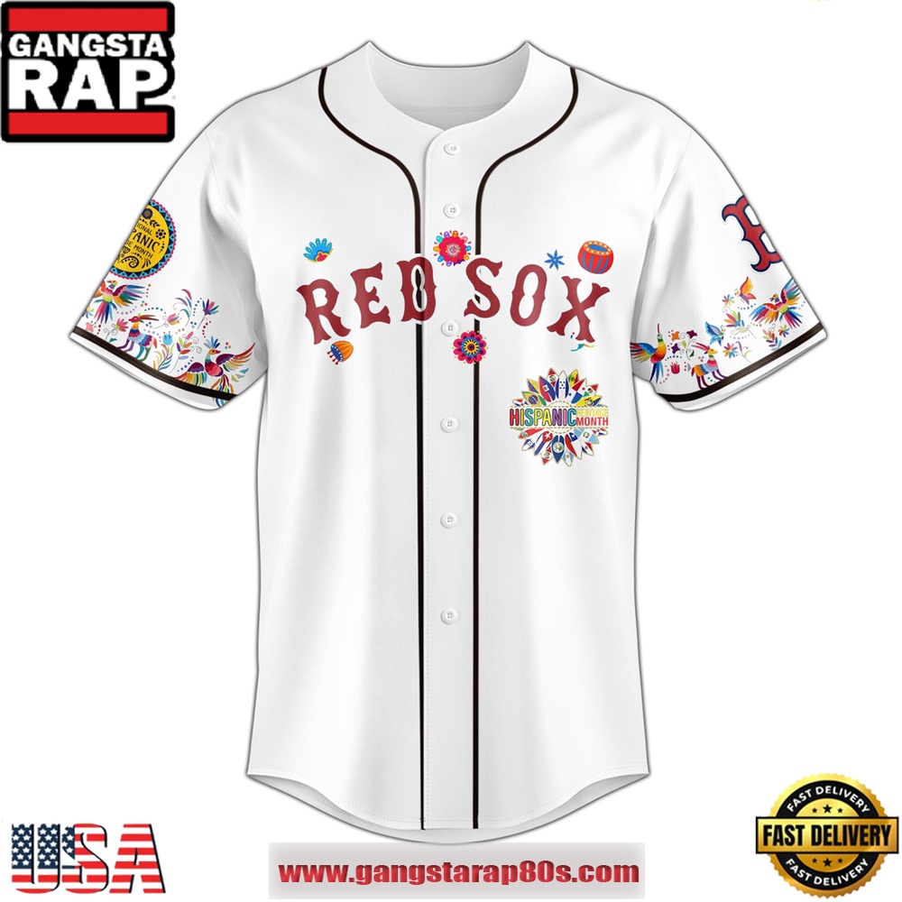 MLB Boston Red Sox X Hispanic Heritage Special Edition Baseball Jersey MLB Boston Red Sox X Hispanic Heritage Special Edition Baseball Jersey