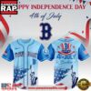 MLB Boston Red Sox X Independence Day Special Edition Baseball Jersey 6 MLB Boston Red Sox X Independence Day Special Edition Baseball Jersey