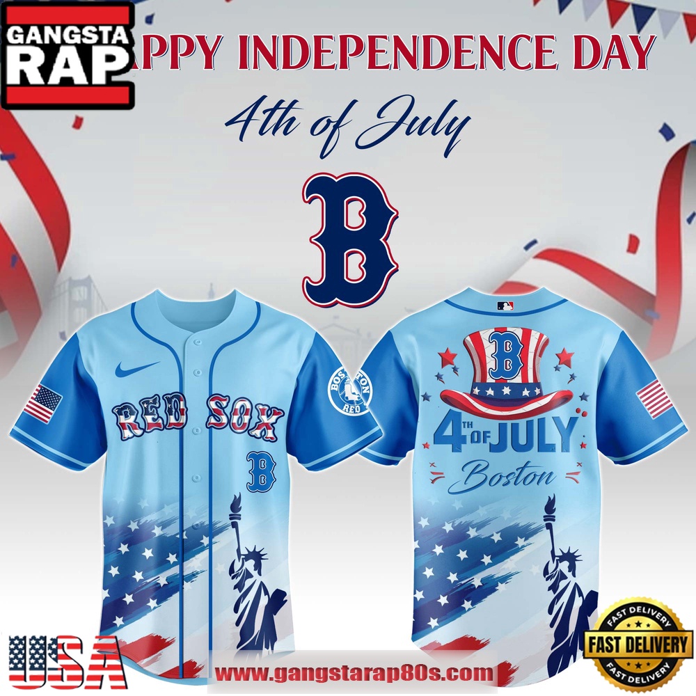 MLB Boston Red Sox X Independence Day Special Edition Baseball Jersey MLB Boston Red Sox X Independence Day Special Edition Baseball Jersey