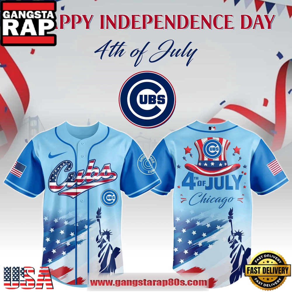 MLB Chicago Cubs X Independence Day Special Edition Baseball Jersey