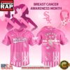 MLB Chicago White Sox X Breast Cancer Awareness Month Special Edition Baseball Jersey